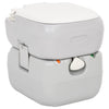 Kannettava retki WC harmaavalkoinen 22+12 l HDPE