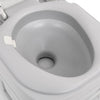 Kannettava retki WC harmaavalkoinen 22+12 l HDPE