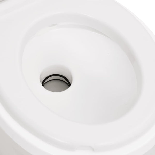 Integroitu retkeily wc valkoinen 24+17 l HDPE ja PP