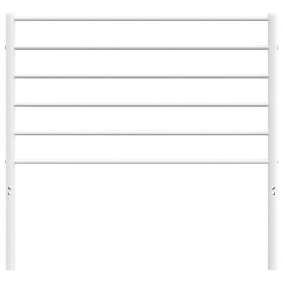 Valkoinen metallinen sängynpääty Tilina 100cm