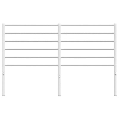 Valkoinen metallinen sängynpääty Tilina 135cm