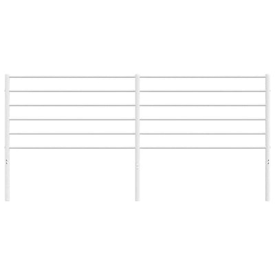 Valkoinen metallinen sängynpääty Tilina 193cm