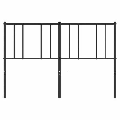 Musta metallinen sängynpääty Javion 160cm