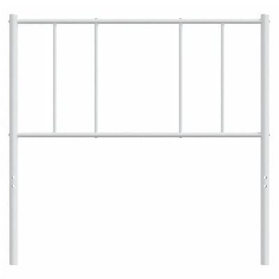 Valkoinen metallinen sängynpääty Javion 80cm