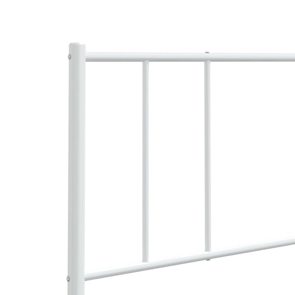 Metallinen vaihtopääty valkoinen 107 cm