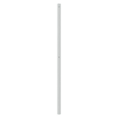 Metallinen sängynpääty valkoinen 193 cm