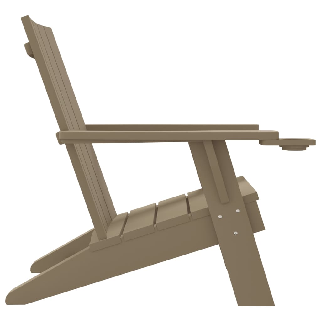 Vaaleanruskea adirondack puutarhatuoli Sad 75x88,5x89,5cm (pp)