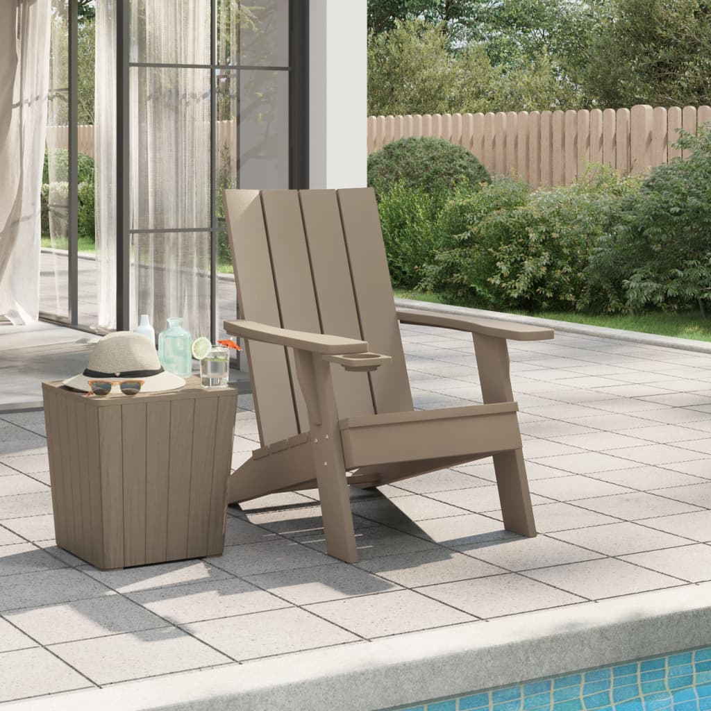 Vaaleanruskea adirondack puutarhatuoli Sad 75x88,5x89,5cm (pp)
