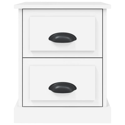 Valkoinen yöpöytä Kaliyah 39x39x47,5cm (puinen)