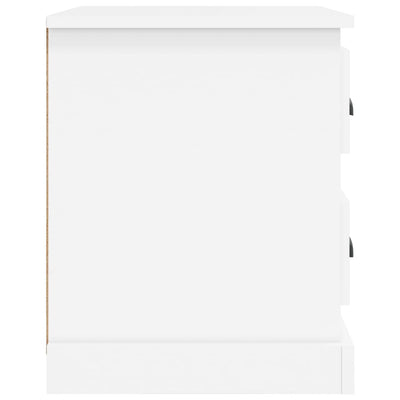 Valkoinen yöpöytä Kaliyah 39x39x47,5cm (puinen)