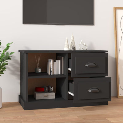 TV-taso musta 73x35,5x47,5 cm tekninen puu