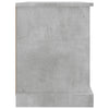TV-taso betoninharmaa 73x35,5x47,5 cm tekninen puu
