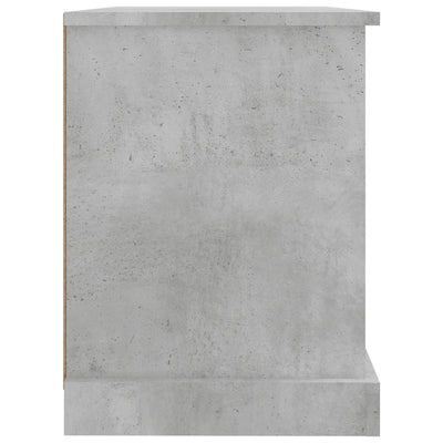 TV-taso betoninharmaa 73x35,5x47,5 cm tekninen puu