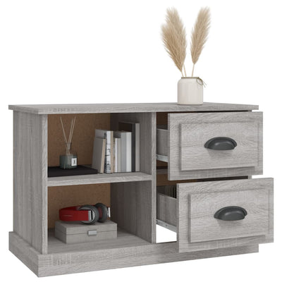 TV-taso harmaa Sonoma 73x35,5x47,5 cm tekninen puu