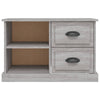 TV-taso harmaa Sonoma 73x35,5x47,5 cm tekninen puu