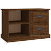 TV-taso ruskea tammi 73x35,5x47,5 cm tekninen puu