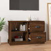 TV-taso ruskea tammi 73x35,5x47,5 cm tekninen puu