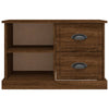 TV-taso ruskea tammi 73x35,5x47,5 cm tekninen puu