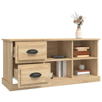 TV-taso Sonoma-tammi 102x35,5x47,5 cm tekninen puu
