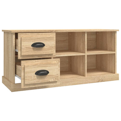 TV-taso Sonoma-tammi 102x35,5x47,5 cm tekninen puu