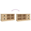 TV-taso Sonoma-tammi 102x35,5x47,5 cm tekninen puu
