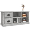 TV-taso betoninharmaa 102x35,5x47,5 cm tekninen puu