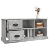 TV-taso betoninharmaa 102x35,5x47,5 cm tekninen puu
