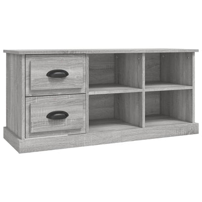 TV-taso harmaa Sonoma 102x35,5x47,5 cm tekninen puu