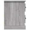 TV-taso harmaa Sonoma 102x35,5x47,5 cm tekninen puu