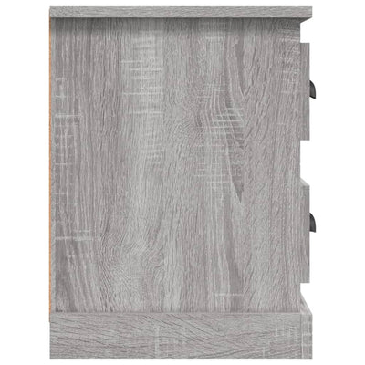 TV-taso harmaa Sonoma 102x35,5x47,5 cm tekninen puu