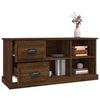 TV-taso ruskea tammi 102x35,5x47,5 cm tekninen puu