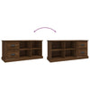 TV-taso ruskea tammi 102x35,5x47,5 cm tekninen puu