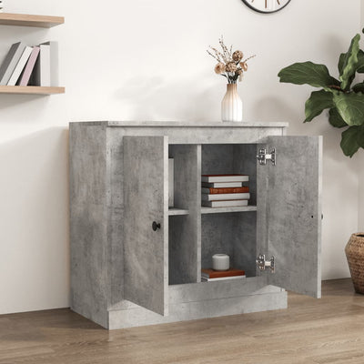 Senkki betoninharmaa 70x35,5x67,5 cm tekninen puu