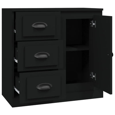 Senkki musta 70x35,5x67,5 cm tekninen puu