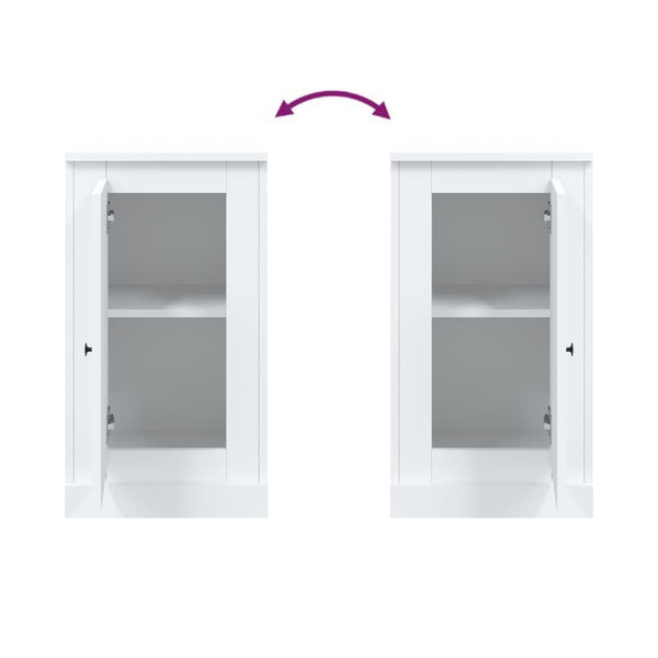 Valkoinen senkki Calefariu 37,5x35,5x67,5cm (puinen)