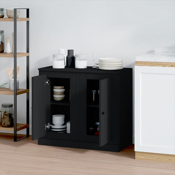 Senkit 2 kpl musta 37,5x35,5x67,5 cm tekninen puu