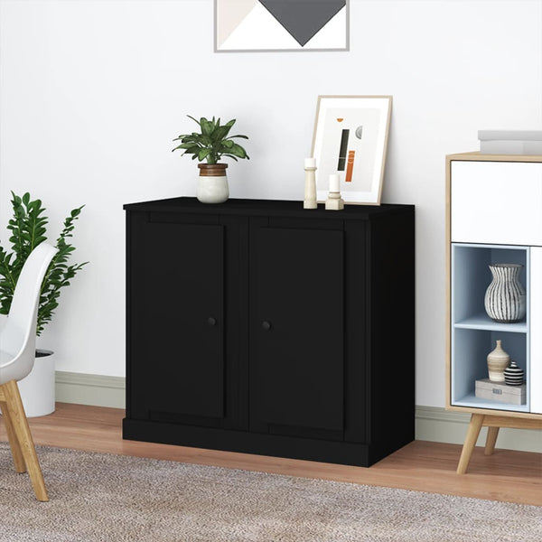 Senkit 2 kpl musta 37,5x35,5x67,5 cm tekninen puu