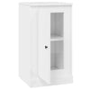Senkit 2 kpl korkeakiilto valk. 37,5x35,5x67,5 cm tekninen puu
