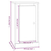 Senkit 2 kpl Sonoma-tammi 37,5x35,5x67,5 cm tekninen puu