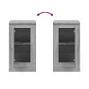 Senkit 2 kpl harmaa Sonoma 37,5x35,5x67,5 cm tekninen puu