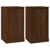 Senkit 2 kpl ruskea tammi 37,5x35,5x67,5 cm tekninen puu