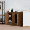 Senkit 2 kpl ruskea tammi 37,5x35,5x67,5 cm tekninen puu
