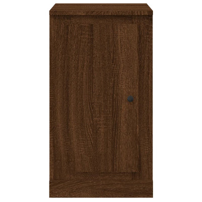Senkit 2 kpl ruskea tammi 37,5x35,5x67,5 cm tekninen puu