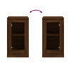 Senkit 2 kpl ruskea tammi 37,5x35,5x67,5 cm tekninen puu