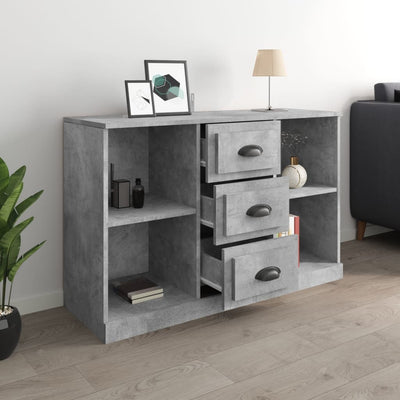 Senkki betoninharmaa 104,5x35,5x67,5 cm tekninen puu