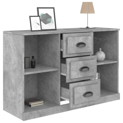 Senkki betoninharmaa 104,5x35,5x67,5 cm tekninen puu