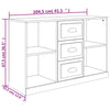 Senkki betoninharmaa 104,5x35,5x67,5 cm tekninen puu