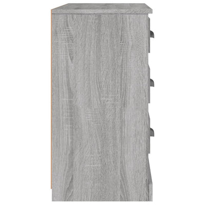 Senkki harmaa Sonoma 104,5x35,5x67,5 cm tekninen puu