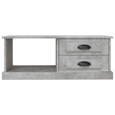 Sohvapöytä betoninharmaa 90x50x35 cm tekninen puu