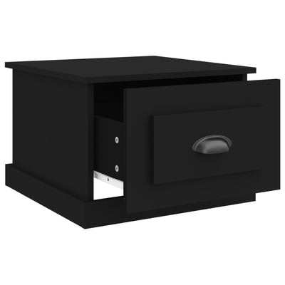 Sohvapöytä musta 50x50x35 cm tekninen puu